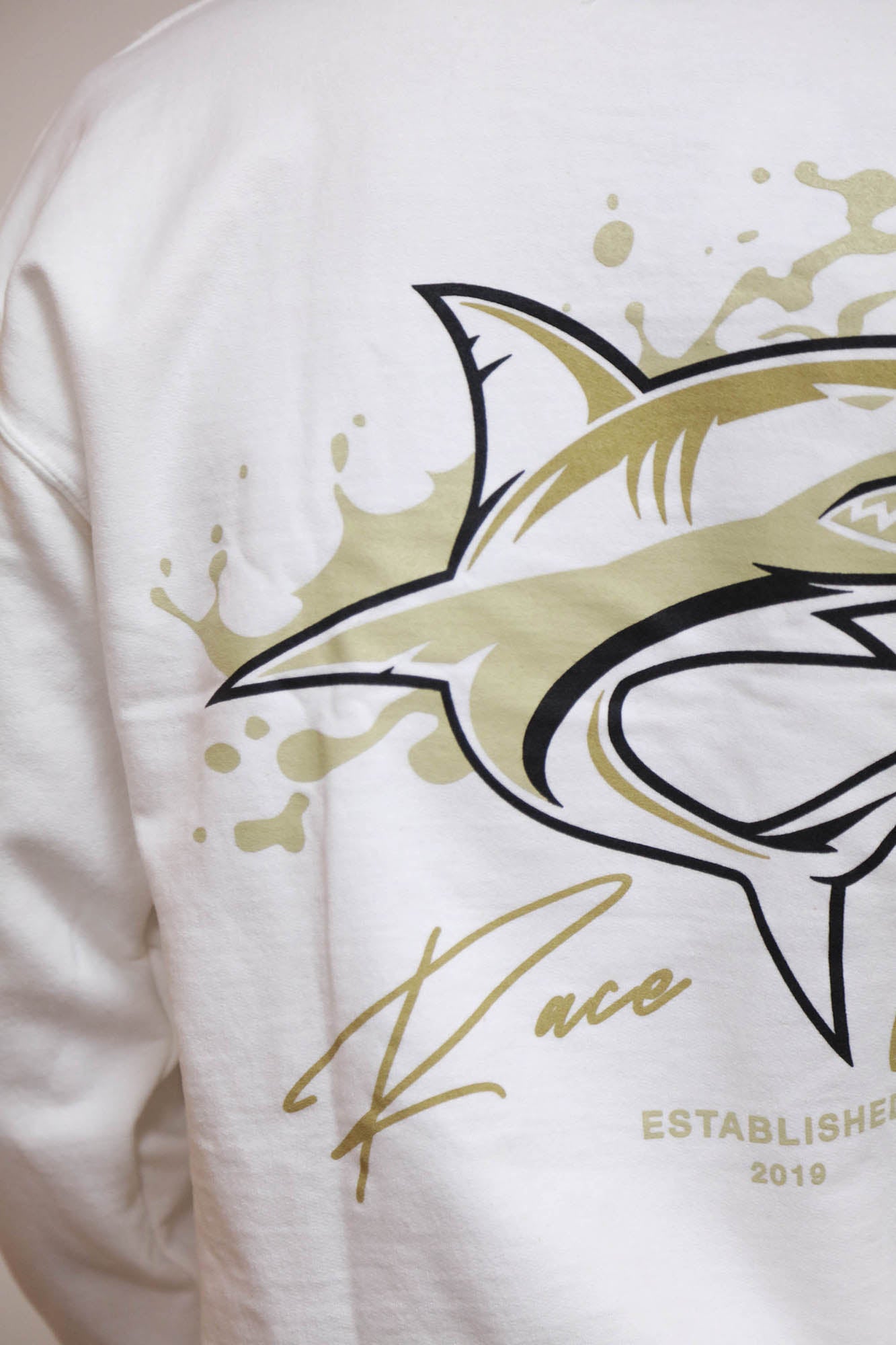Shark Sweatshirt White