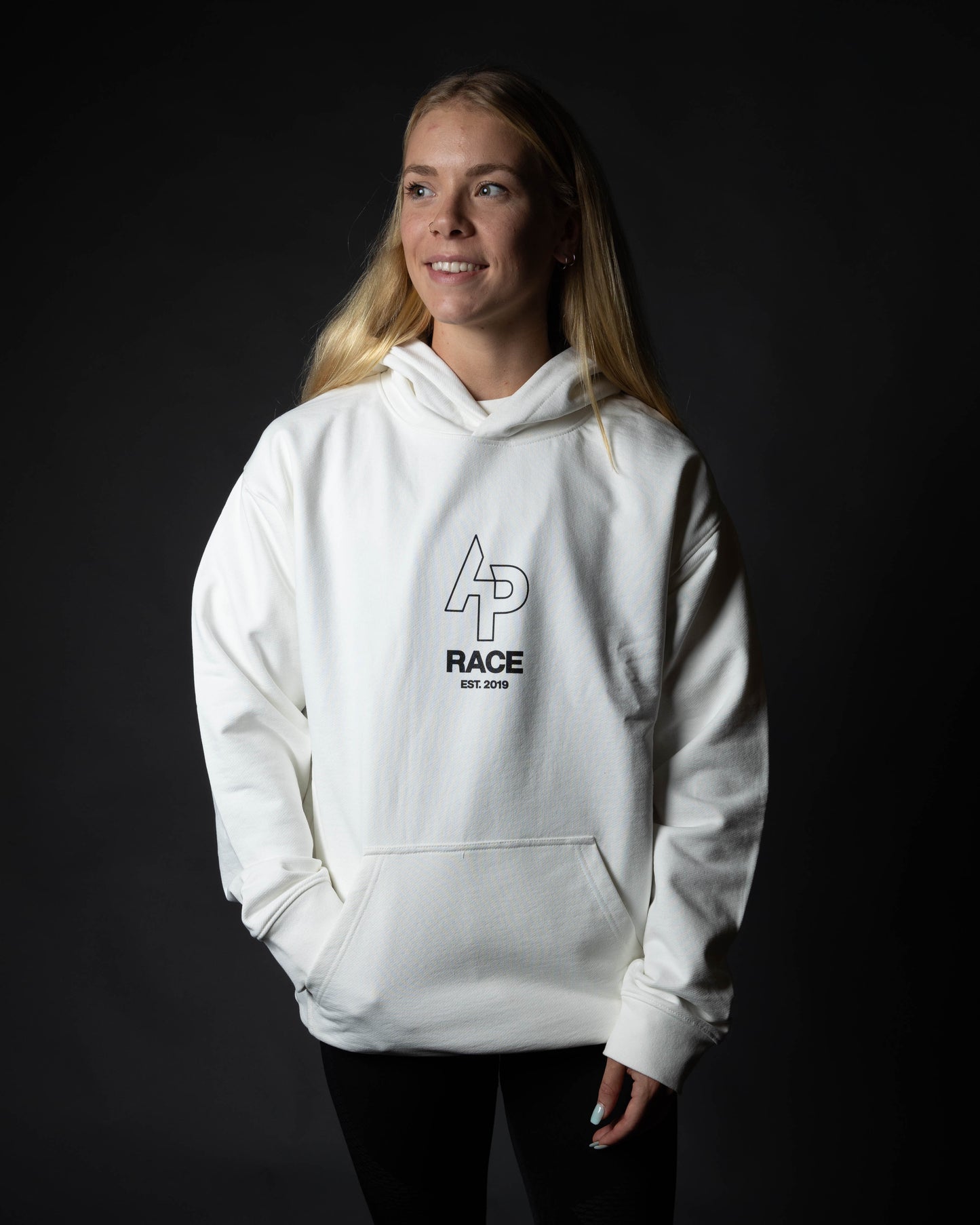 Logo Hoodie White