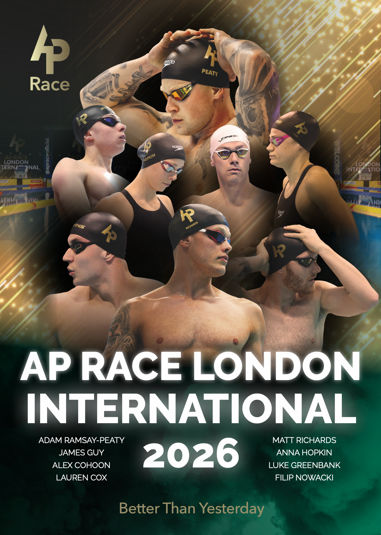 AP RACE LONDON INTERNATIONAL 2026 POSTER