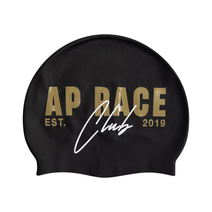 Club Script Swim Cap