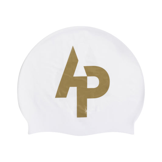 Original Logo Swim Cap White