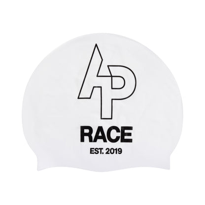 Logo Swim Cap White