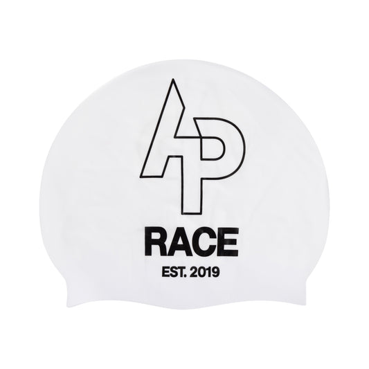 Logo Swim Cap White