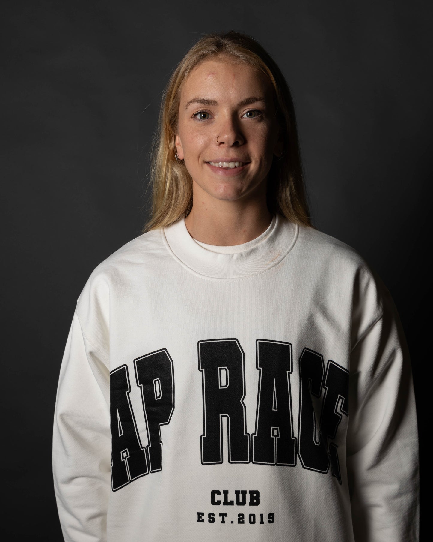 Varsity Sweatshirt White