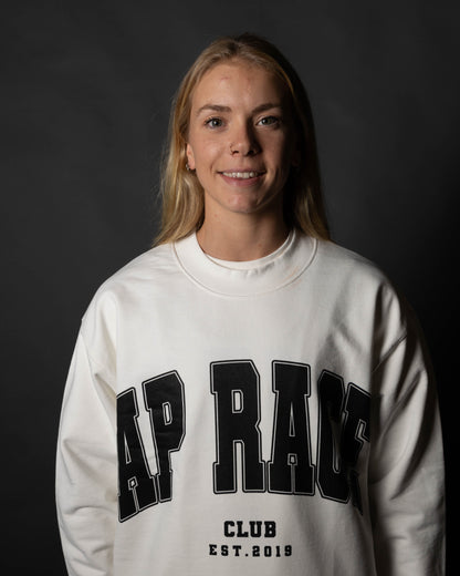 Varsity Sweatshirt White
