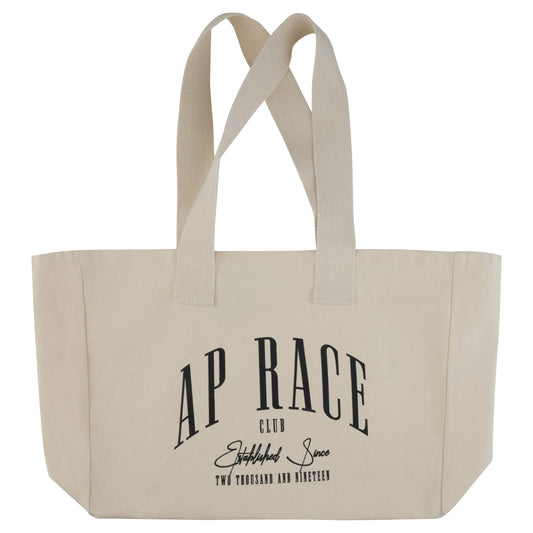 Script Tote Bag Natural